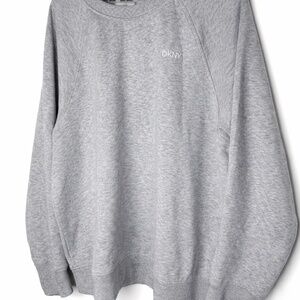 DKNY SPORT gray fleece hoodie size xl